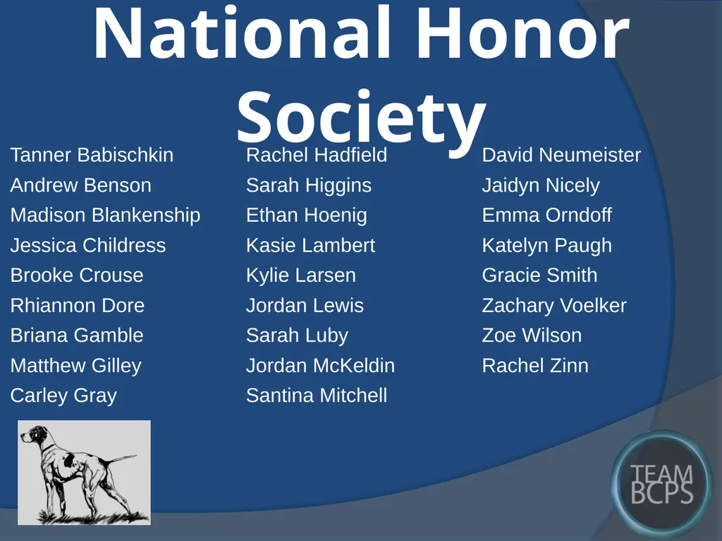 Class of 2017 Senior Award Recipients Sparrows - slide 47 of 87
