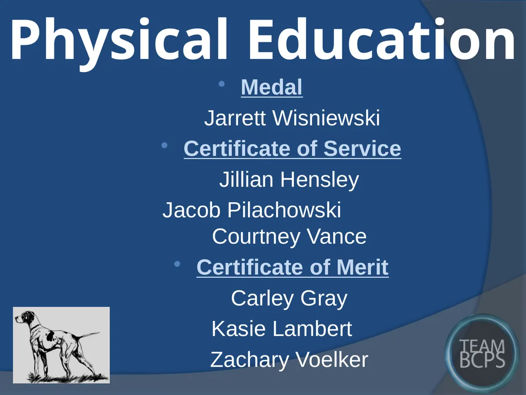 Class of 2017 Senior Award Recipients Sparrows - slide 23 of 87