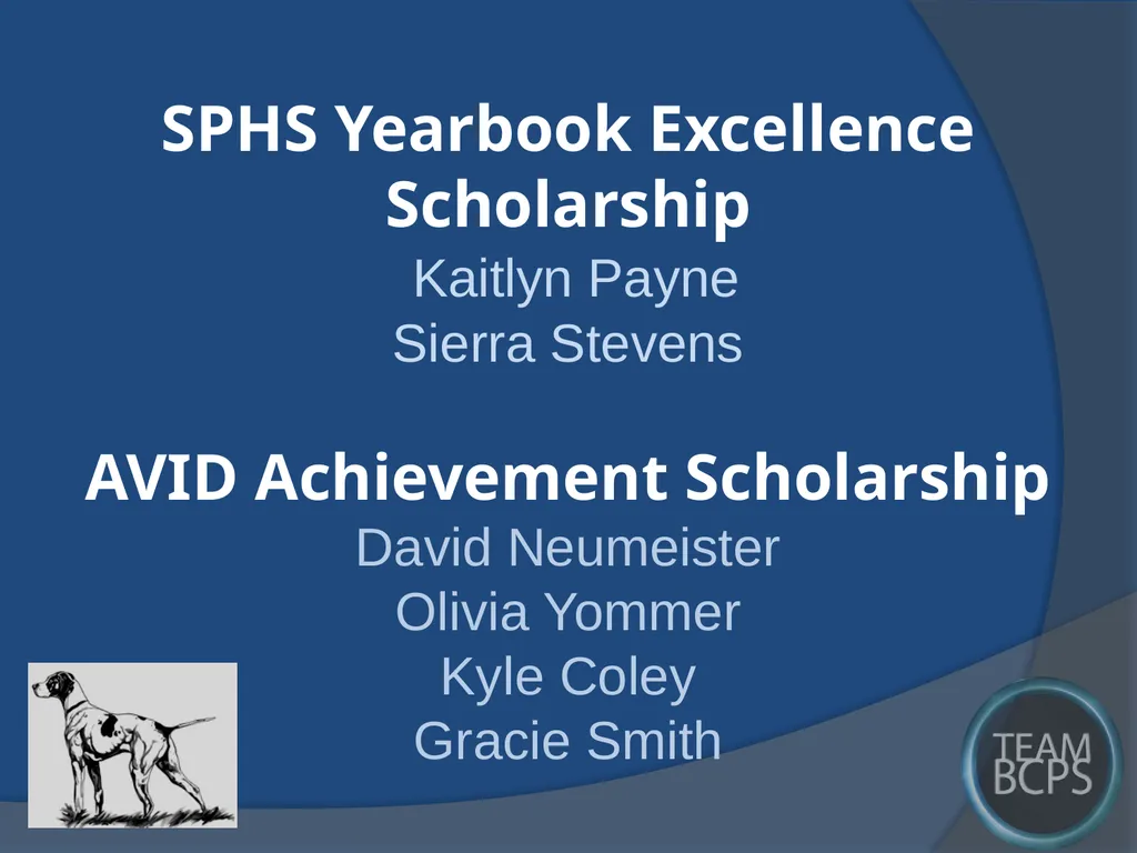 Class of 2017 Senior Award Recipients Sparrows - slide 87 of 87