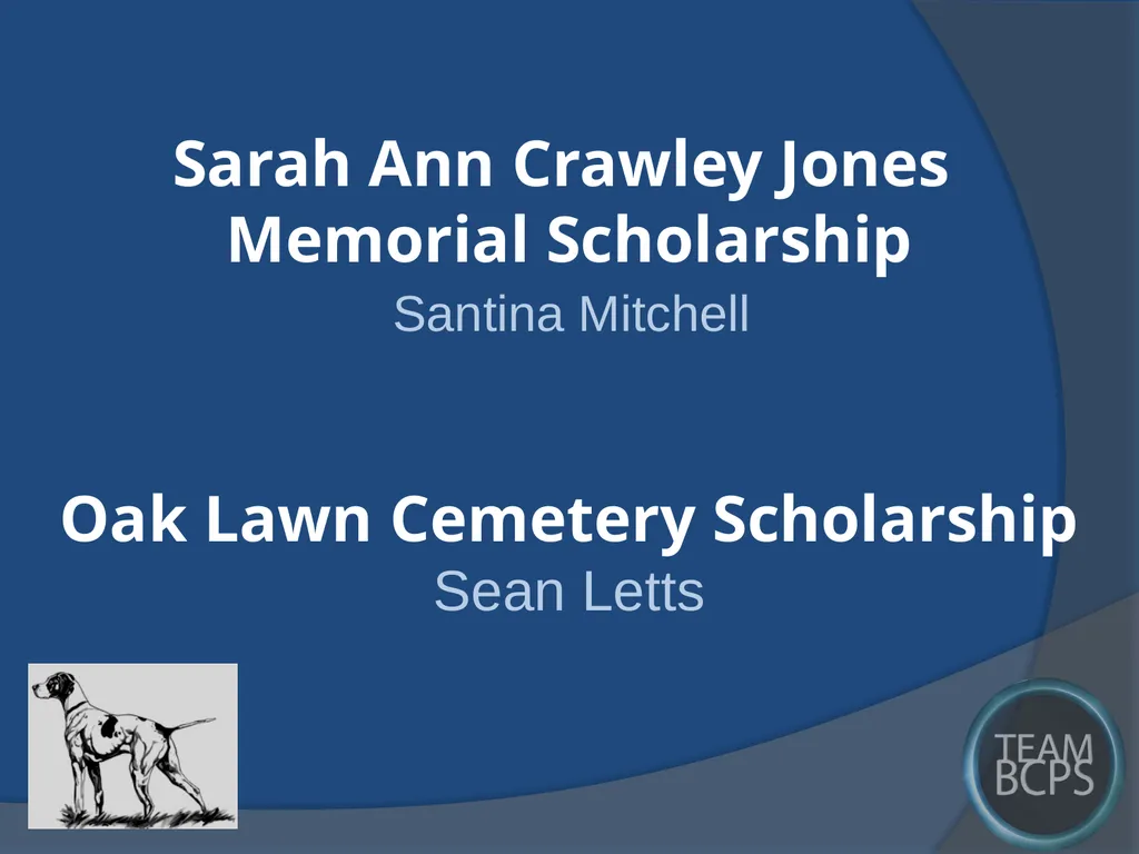 Class of 2017 Senior Award Recipients Sparrows - slide 70 of 87