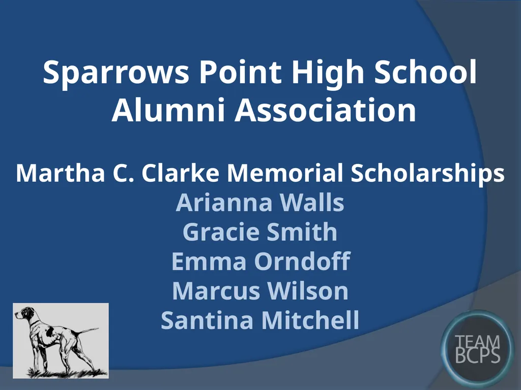 Class of 2017 Senior Award Recipients Sparrows - slide 80 of 87