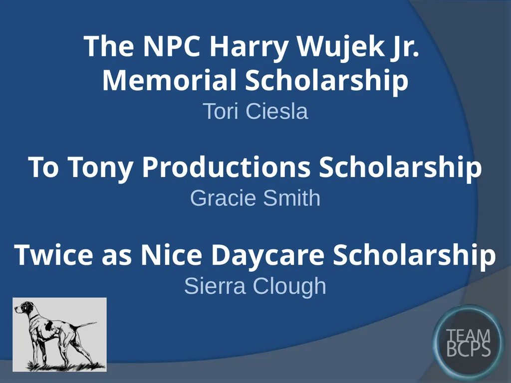 Class of 2017 Senior Award Recipients Sparrows - slide 77 of 87