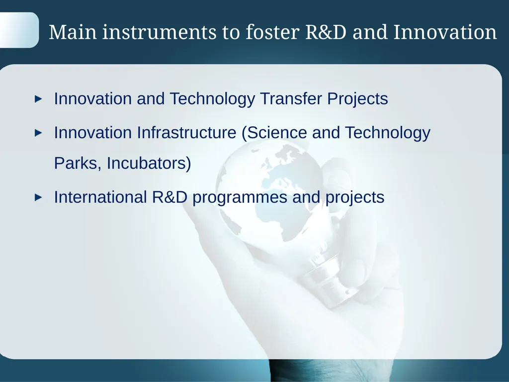 Agency for Innovation and Technology Transfer - slide 7 of 15