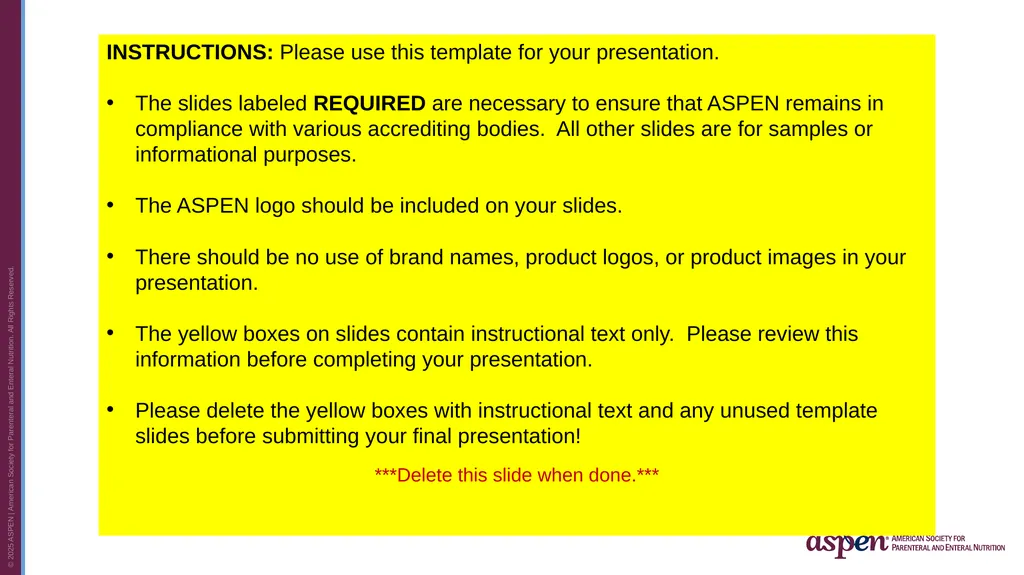 INSTRUCTIONS: Please use this template for your - slide 1 of 20