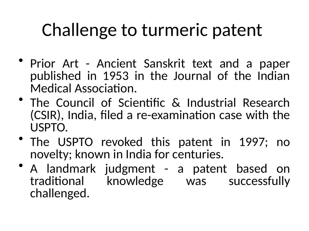 Proposal to include the Indian Traditional - slide 4 of 22
