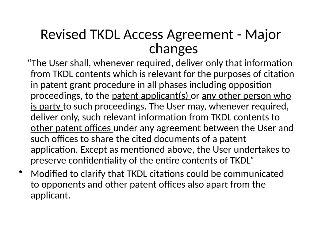 Proposal to include the Indian Traditional - slide 13 of 22