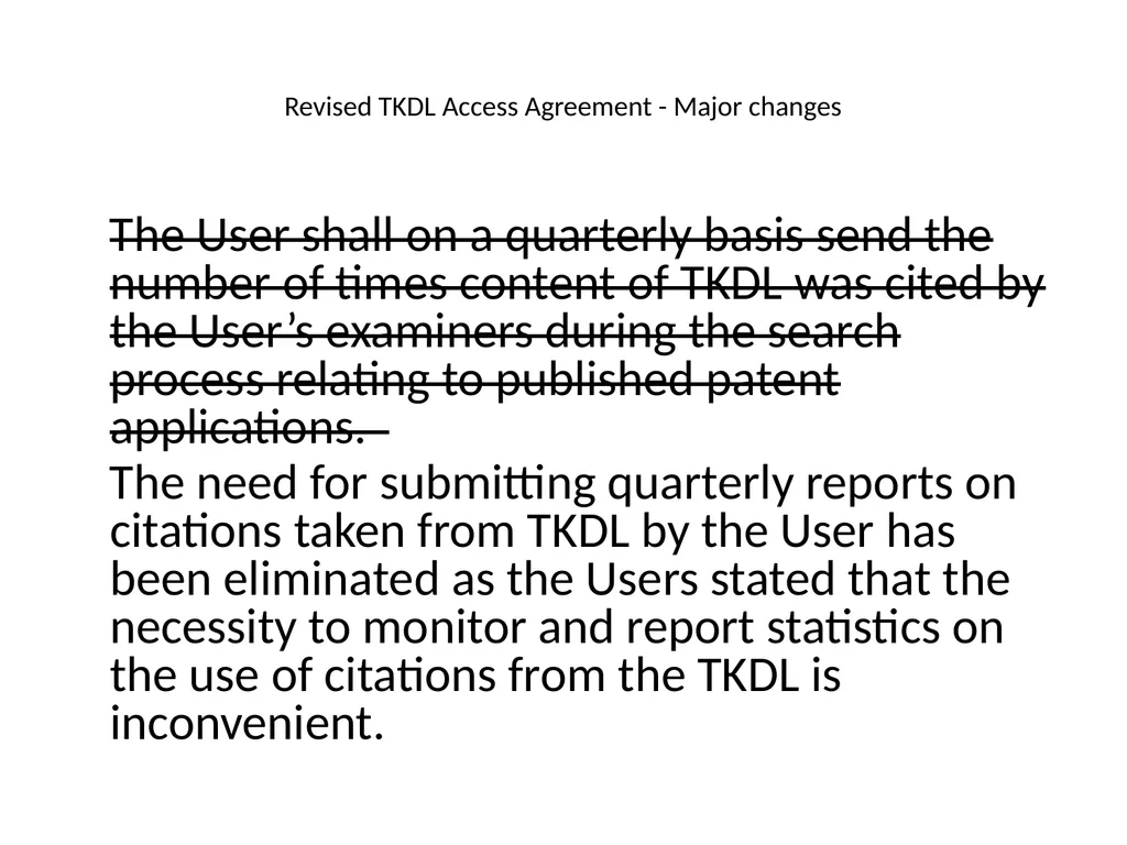 Proposal to include the Indian Traditional - slide 14 of 22