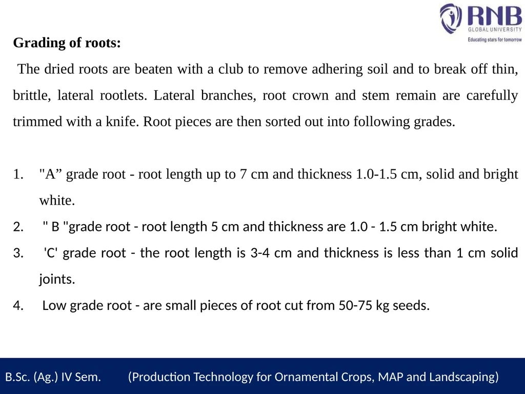 Course Name- Production Technology for Ornamental - slide 10 of 11