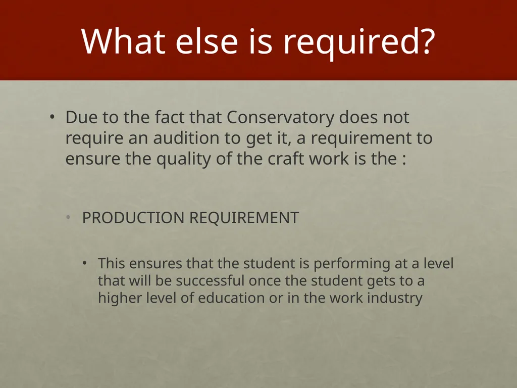 SJHHS Performing Arts Conservatory Welcome and - slide 12 of 19