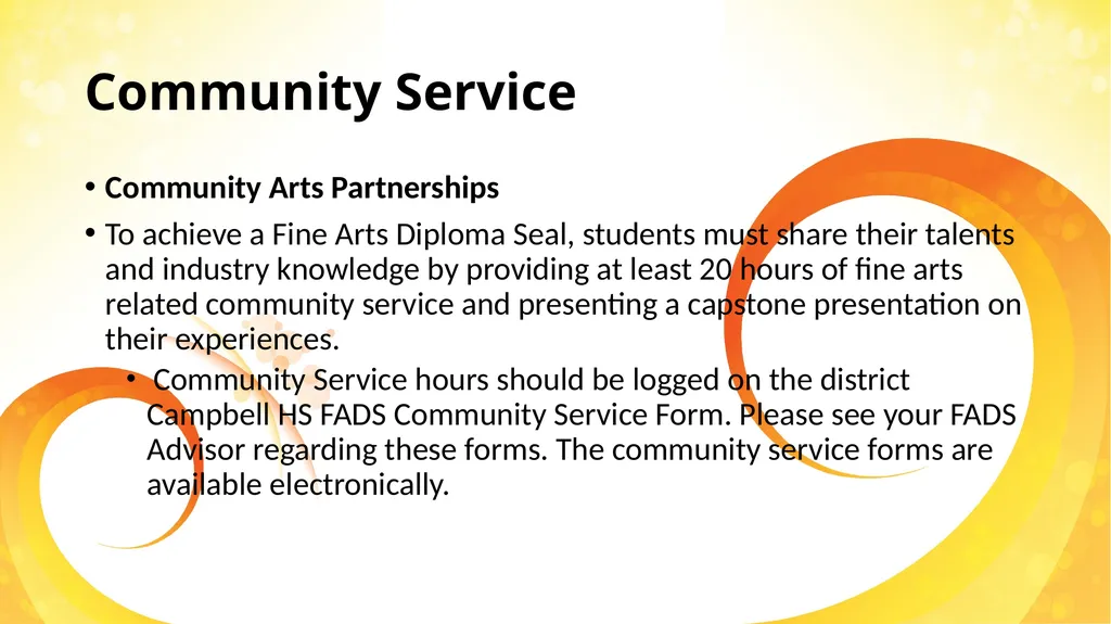 Campbell High School’s Fine Arts Diploma Seal - slide 11 of 17