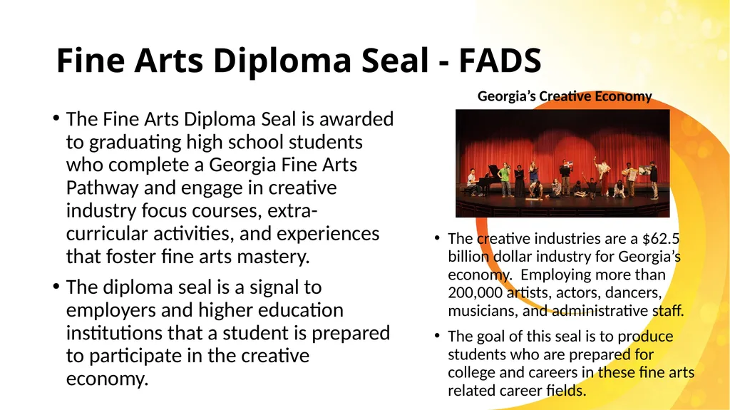 Campbell High School’s Fine Arts Diploma Seal - slide 2 of 17