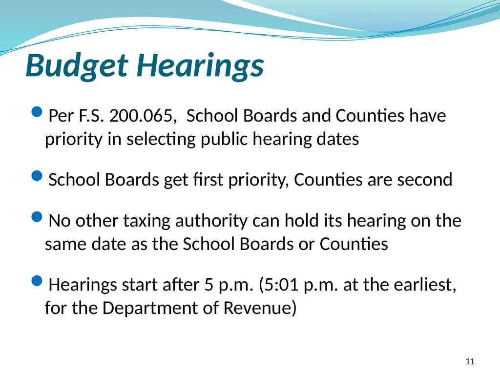 Truth in Millage (TRIM) Process Kent Olson Deputy - slide 11 of 57