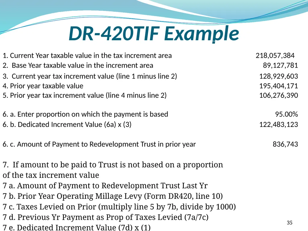 Truth in Millage (TRIM) Process Kent Olson Deputy - slide 35 of 57