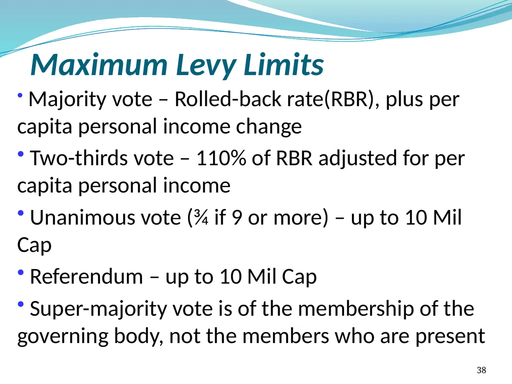 Truth in Millage (TRIM) Process Kent Olson Deputy - slide 38 of 57
