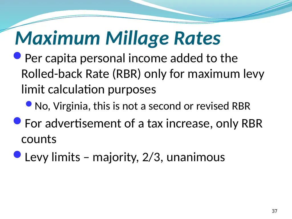 Truth in Millage (TRIM) Process Kent Olson Deputy - slide 37 of 57