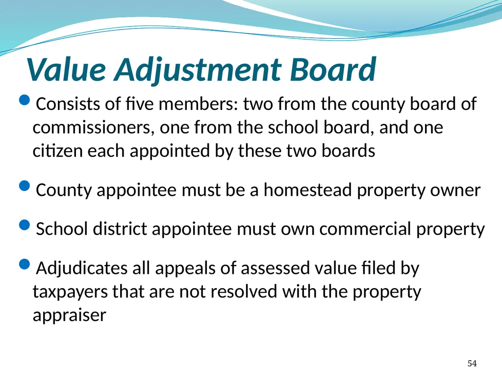 Truth in Millage (TRIM) Process Kent Olson Deputy - slide 54 of 57