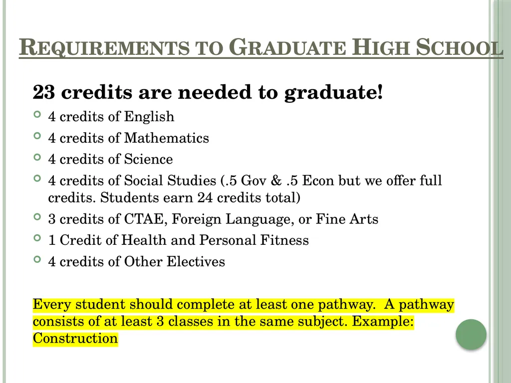 8th grade parent night Class of 2029 Welcome - slide 4 of 24