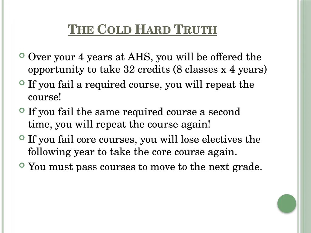 8th grade parent night Class of 2029 Welcome - slide 12 of 24