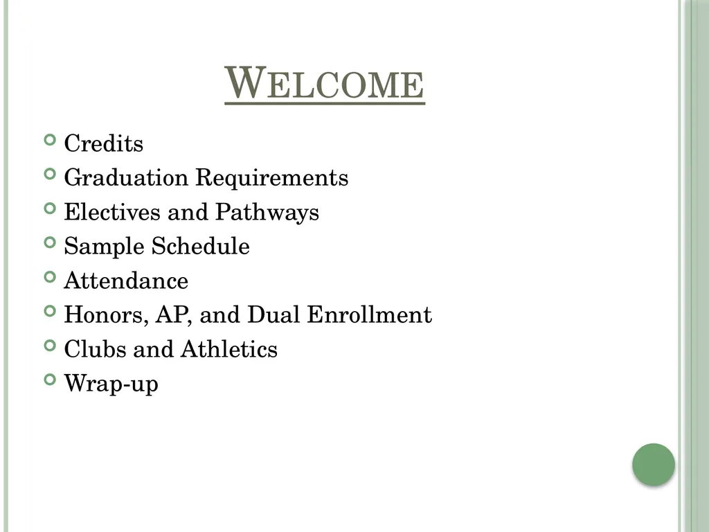 8th grade parent night Class of 2029 Welcome - slide 2 of 24