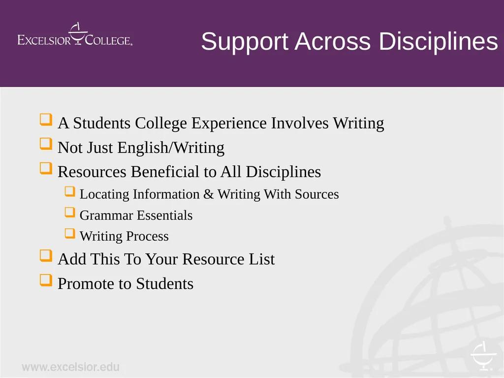 Integrating an Online Writing Lab into Curricula - slide 17 of 20