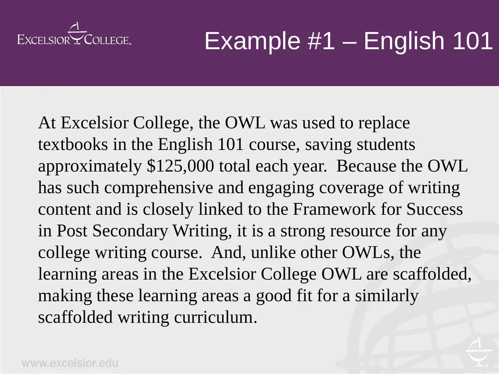 Integrating an Online Writing Lab into Curricula - slide 15 of 20