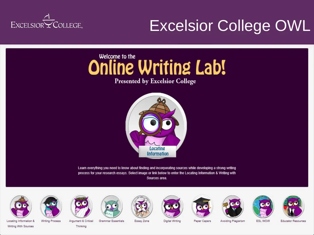 Integrating an Online Writing Lab into Curricula - slide 10 of 20