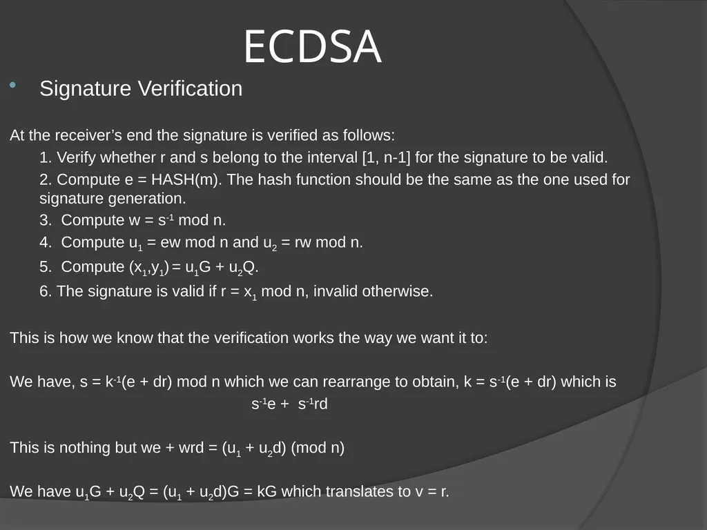 ELLIPTIC CURVE CRYPTOGRAPHY By Abhijith - slide 16 of 23