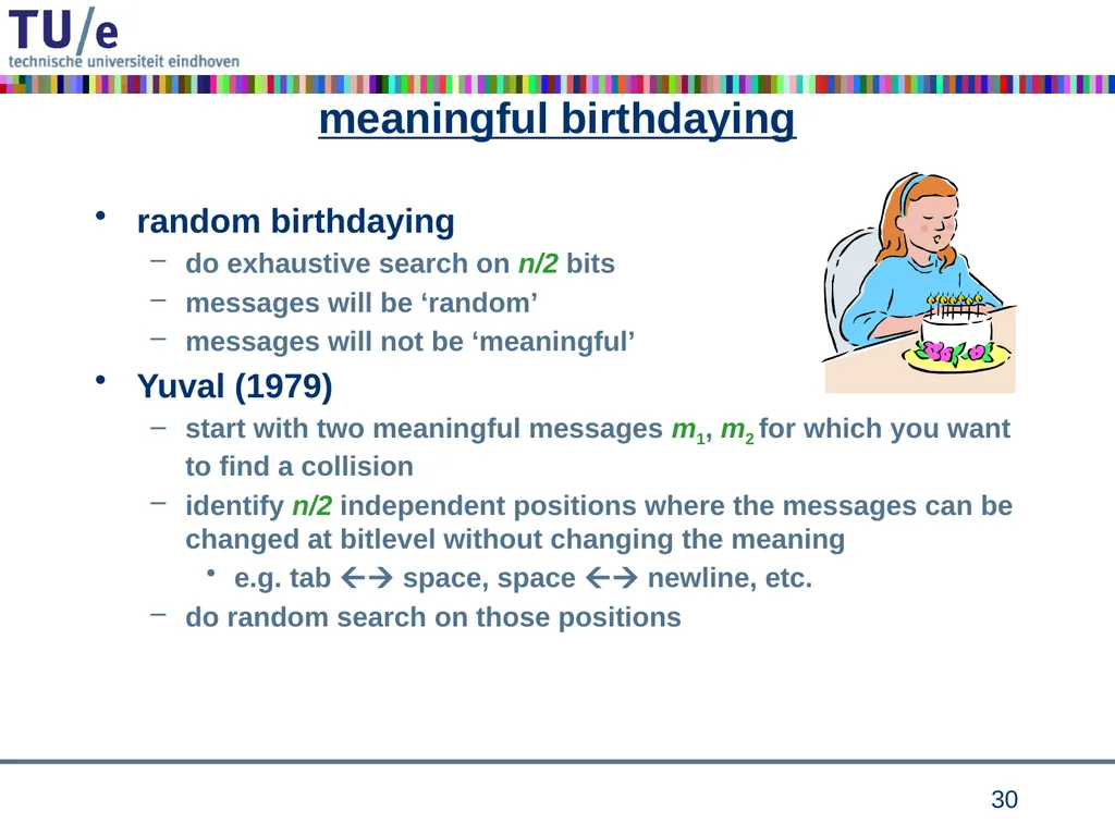 Cryptographic Hash Functions Part I Andreas - slide 29 of 32