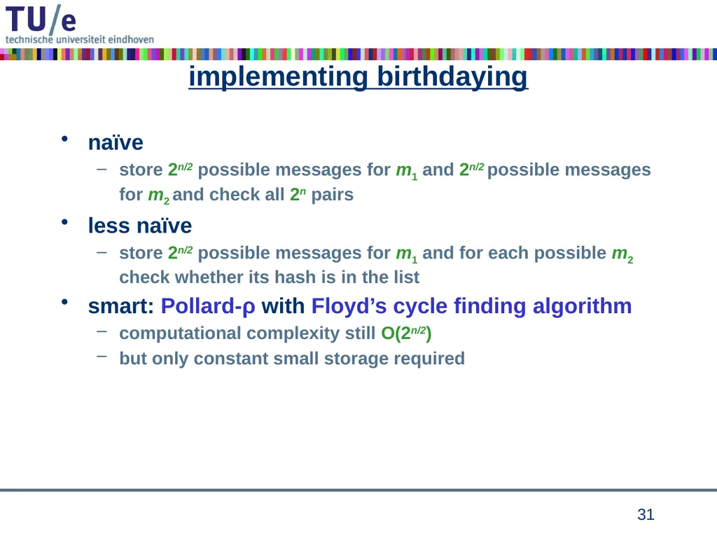 Cryptographic Hash Functions Part I Andreas - slide 30 of 32