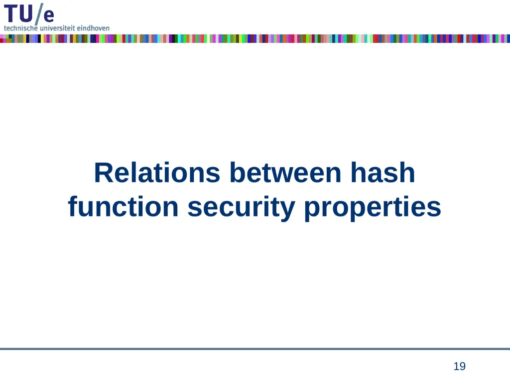 Cryptographic Hash Functions Part I Andreas - slide 18 of 32