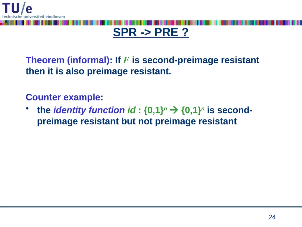 Cryptographic Hash Functions Part I Andreas - slide 23 of 32