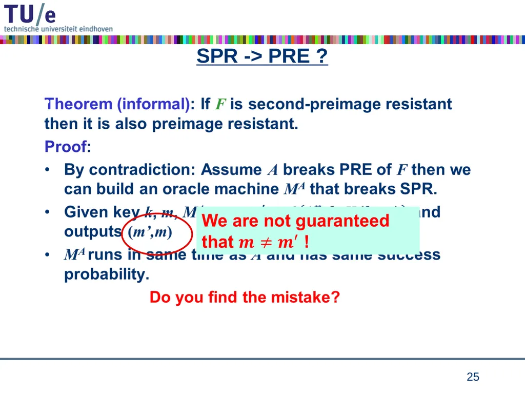 Cryptographic Hash Functions Part I Andreas - slide 24 of 32