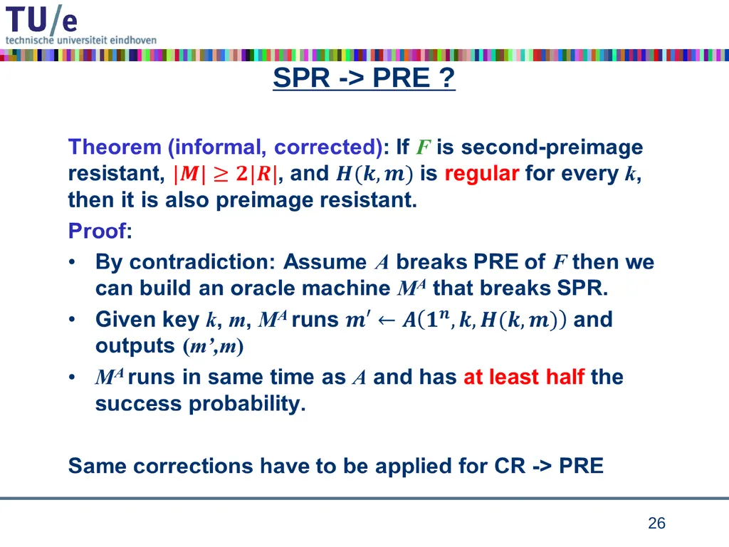 Cryptographic Hash Functions Part I Andreas - slide 25 of 32