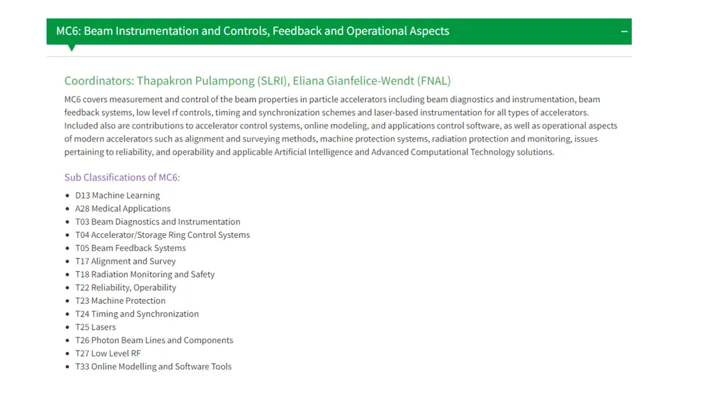 IPAC25 SPC3 Beam Instrumentation and Controls, - slide 2 of 16