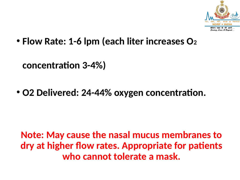 OXYGEN THERAPY LESSON -17 BY JITENDER YADAV - slide 20 of 29