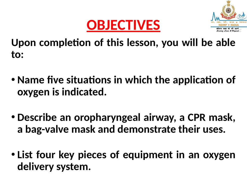 OXYGEN THERAPY LESSON -17 BY JITENDER YADAV - slide 2 of 29