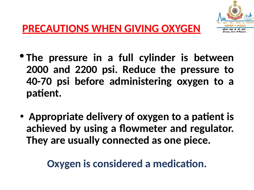 OXYGEN THERAPY LESSON -17 BY JITENDER YADAV - slide 13 of 29