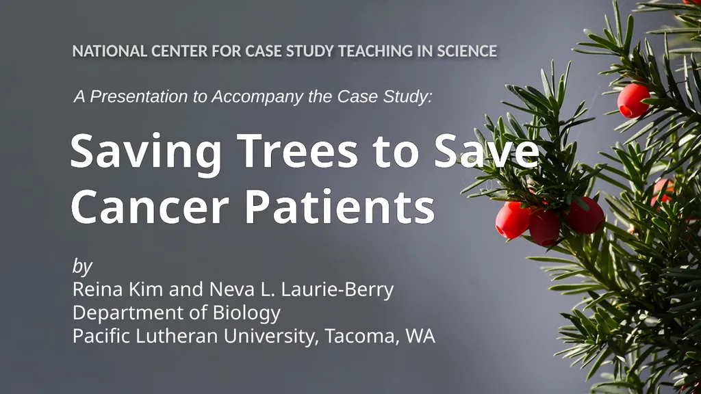 NATIONAL CENTER FOR CASE STUDY TEACHING IN SCIENCE - slide 1 of 17