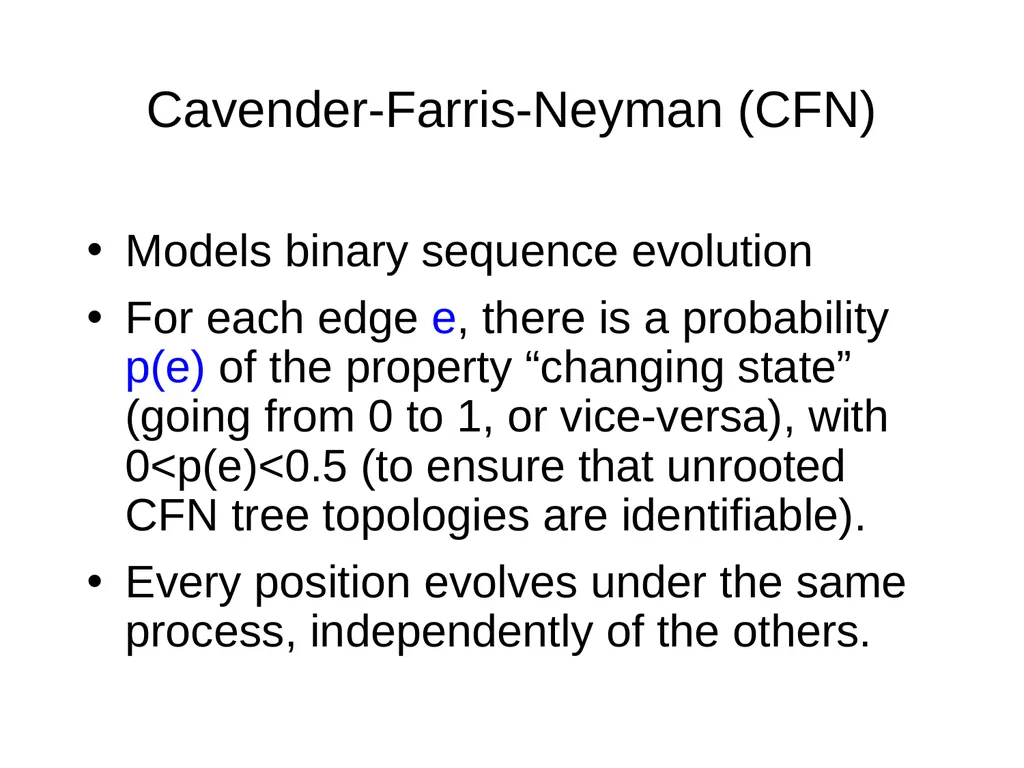 CS 581 Tandy Warnow Today Brief intro to Newick - slide 47 of 65