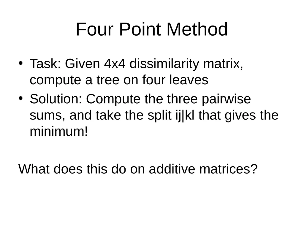 CS 581 Tandy Warnow Today Brief intro to Newick - slide 23 of 65