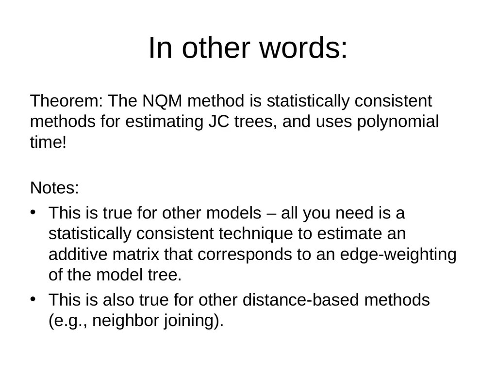 CS 581 Tandy Warnow Today Brief intro to Newick - slide 64 of 65