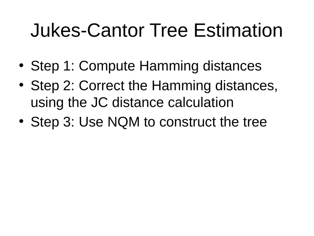 CS 581 Tandy Warnow Today Brief intro to Newick - slide 63 of 65