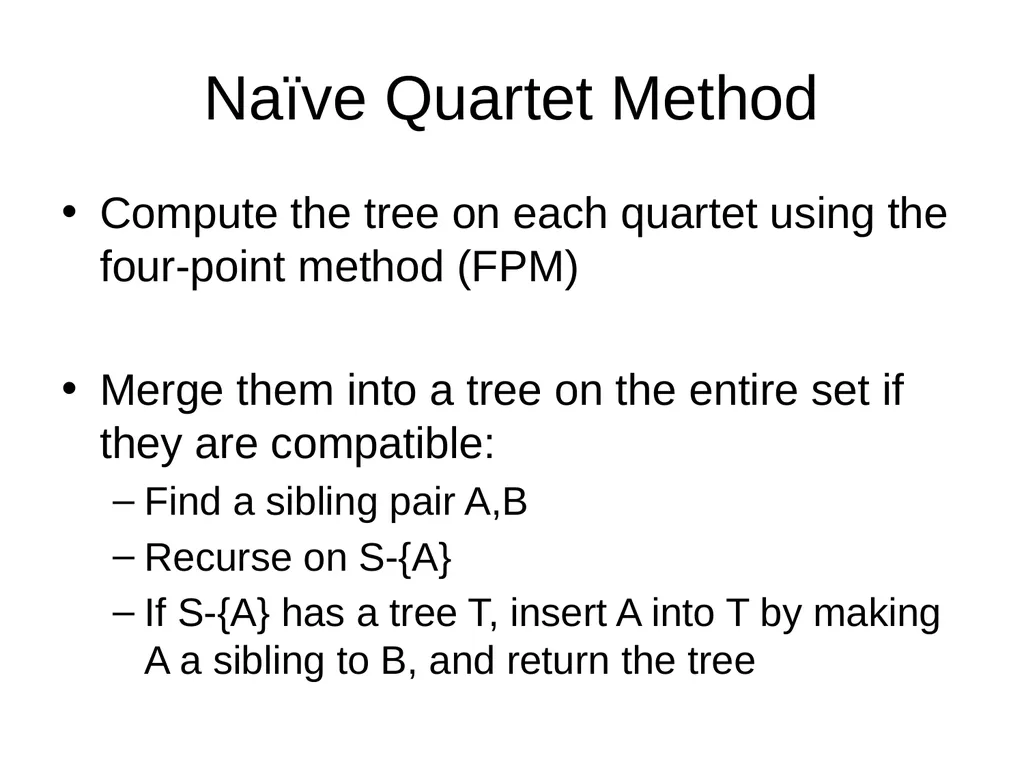 CS 581 Tandy Warnow Today Brief intro to Newick - slide 25 of 65