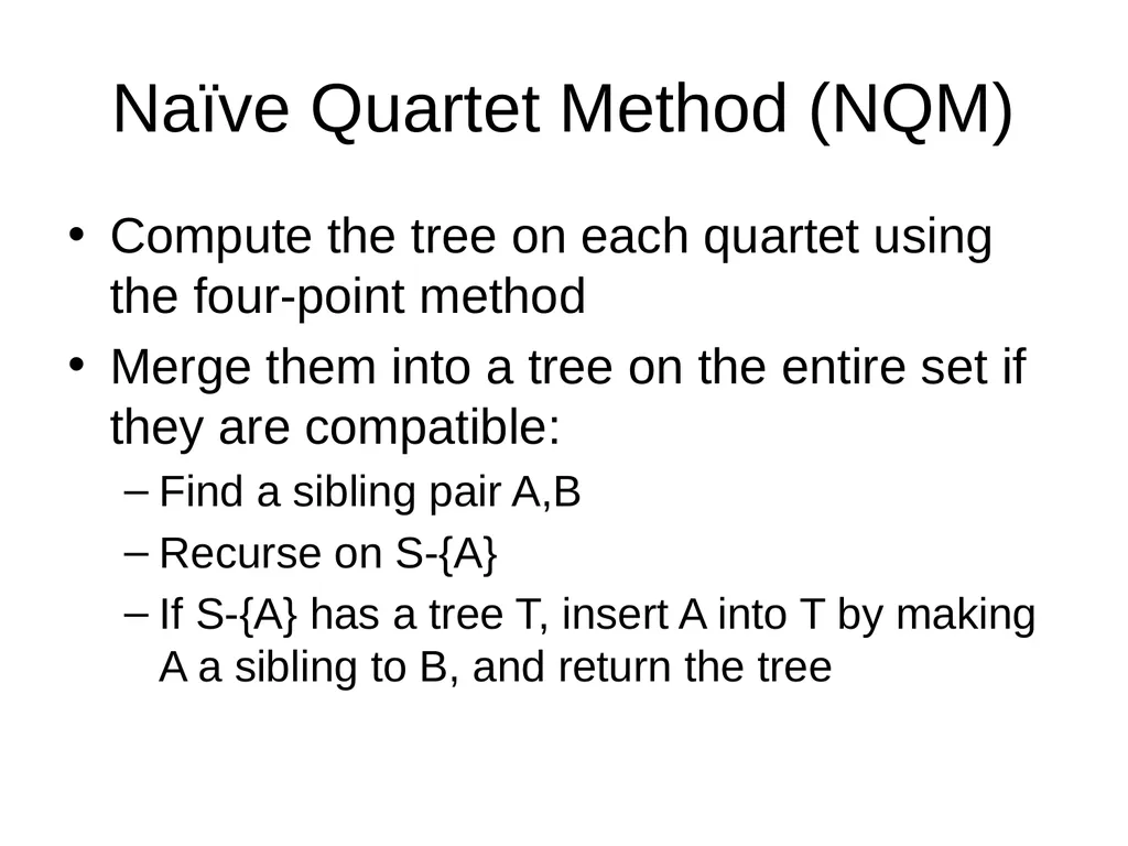CS 581 Tandy Warnow Today Brief intro to Newick - slide 56 of 65