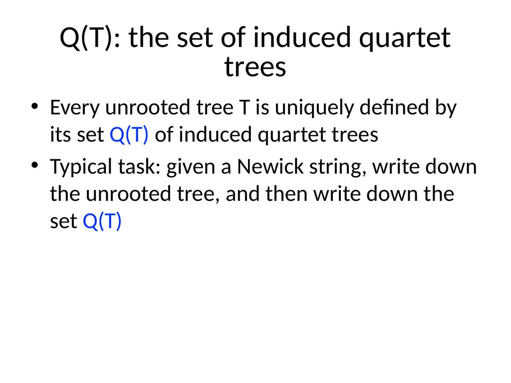 CS 581 Tandy Warnow Today Brief intro to Newick - slide 9 of 65