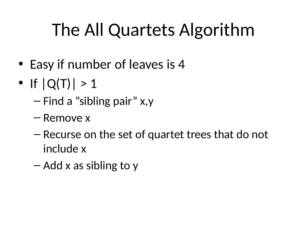 CS 581 Tandy Warnow Today Brief intro to Newick - slide 13 of 65