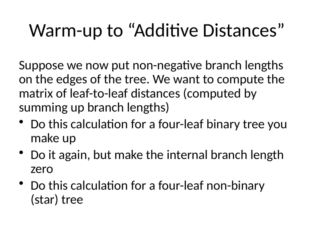 CS 581 Tandy Warnow Today Brief intro to Newick - slide 14 of 65