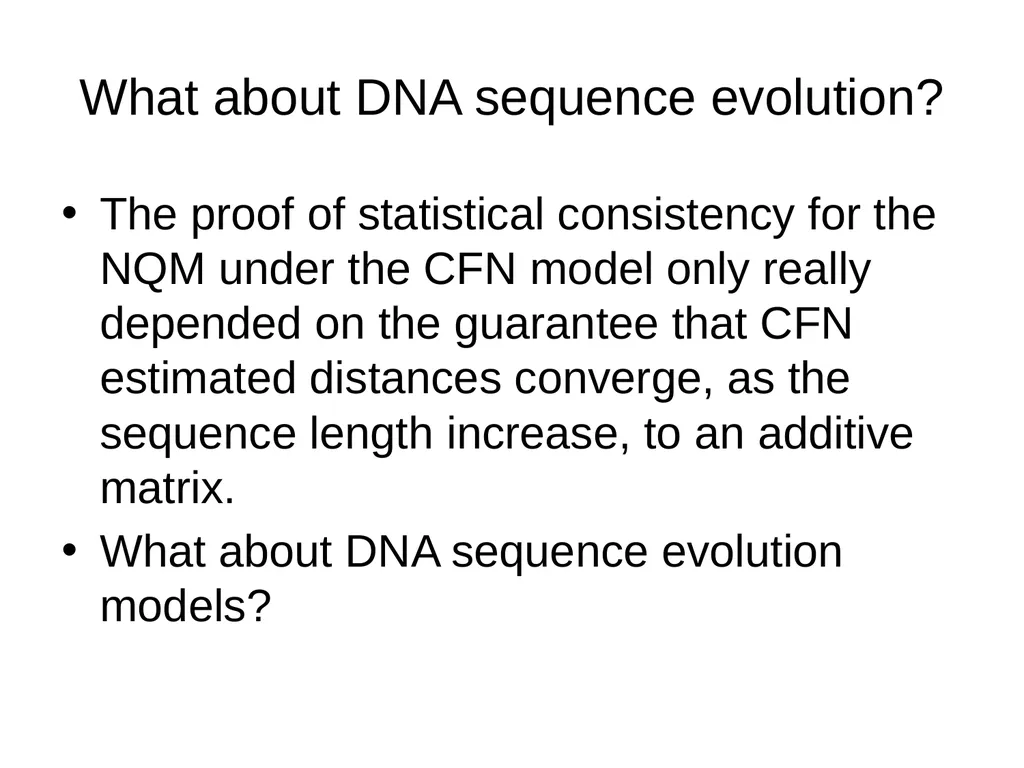 CS 581 Tandy Warnow Today Brief intro to Newick - slide 60 of 65