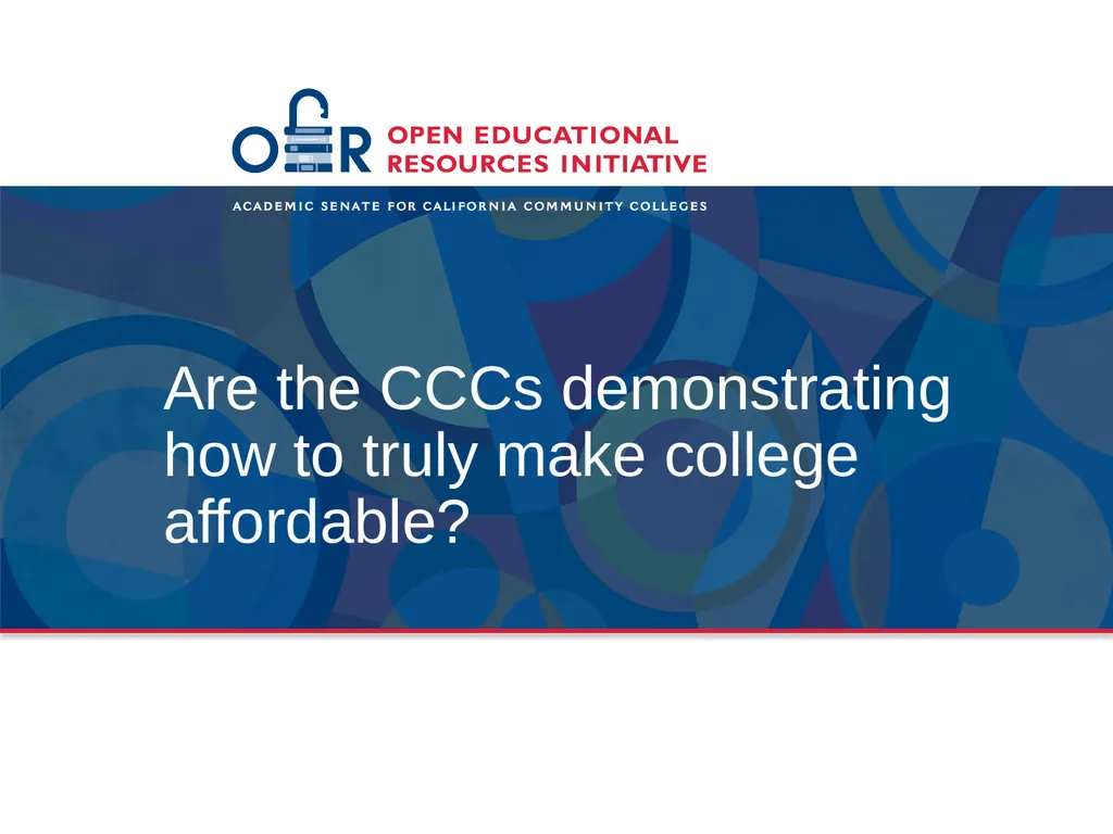 Course Cost Transparency in the California - slide 31 of 32