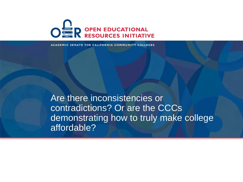 Course Cost Transparency in the California - slide 29 of 32